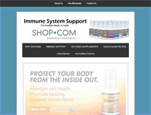Tablet Screenshot of immunesystemsupport.net